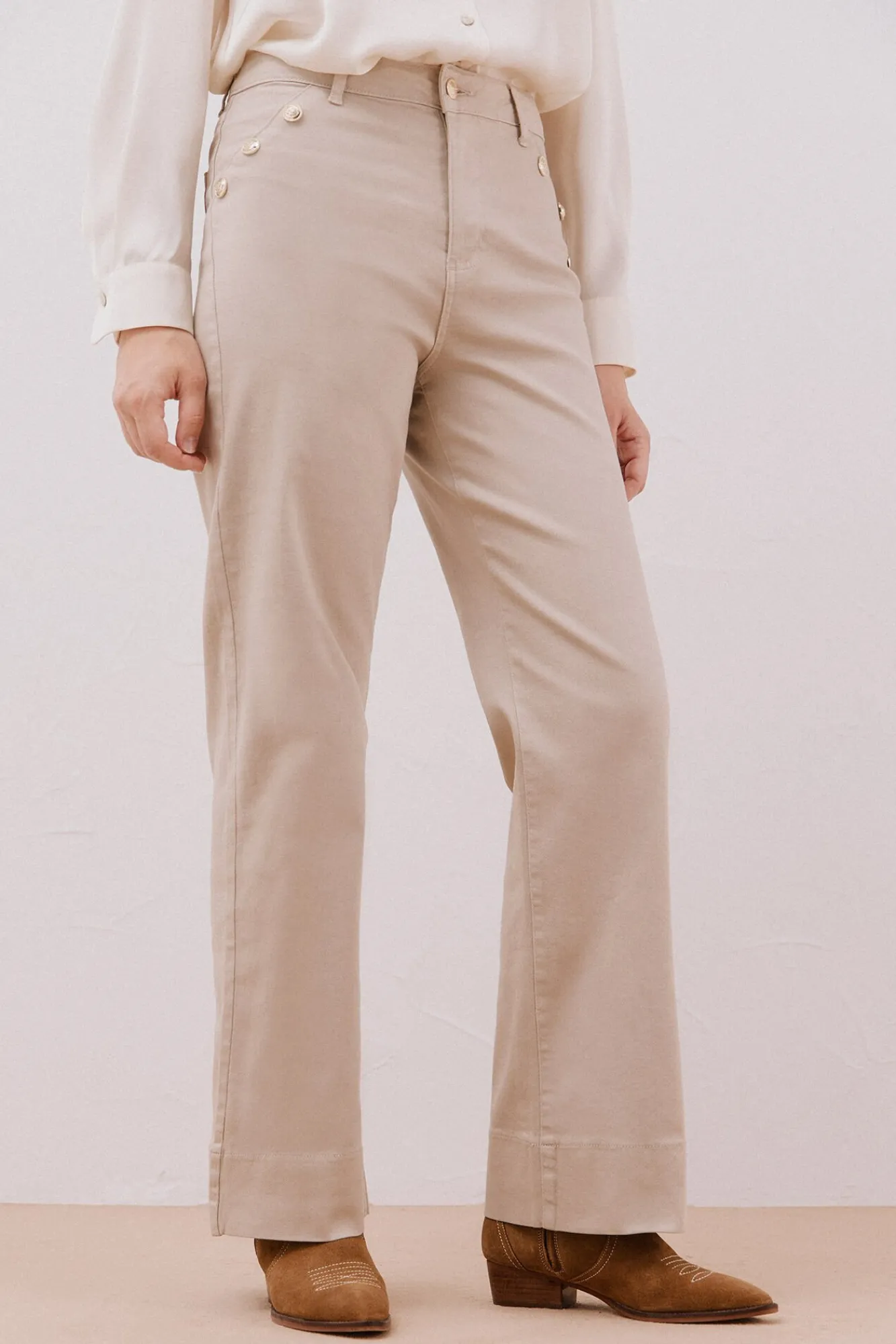 Mujer Cortefiel Vaqueros|Pantalones>Pantalones buttons