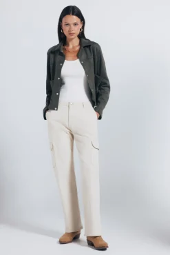 Mujer Springfield Pantalones>Pantalones cargo algodón