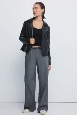 Mujer Springfield Pantalones>Pantalones jogger rayas lurex