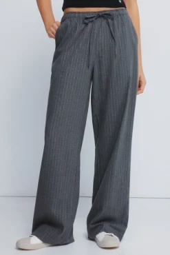 Mujer Springfield Pantalones>Pantalones jogger rayas lurex