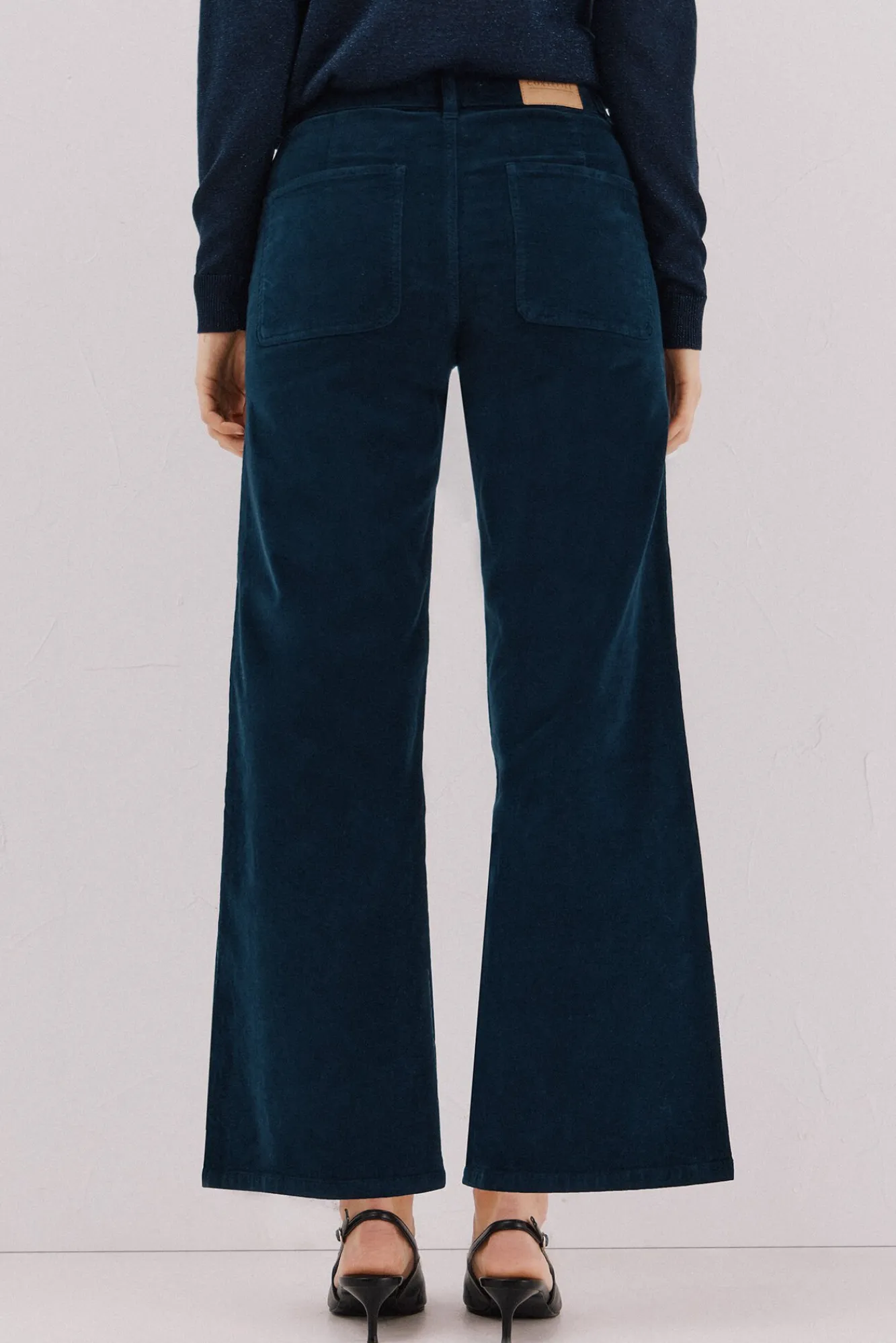 Mujer Cortefiel Pantalones>Pantalones Marine Velvet