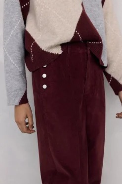 Mujer Pedro del Hierro Pantalones>Pantalones pana slim classic