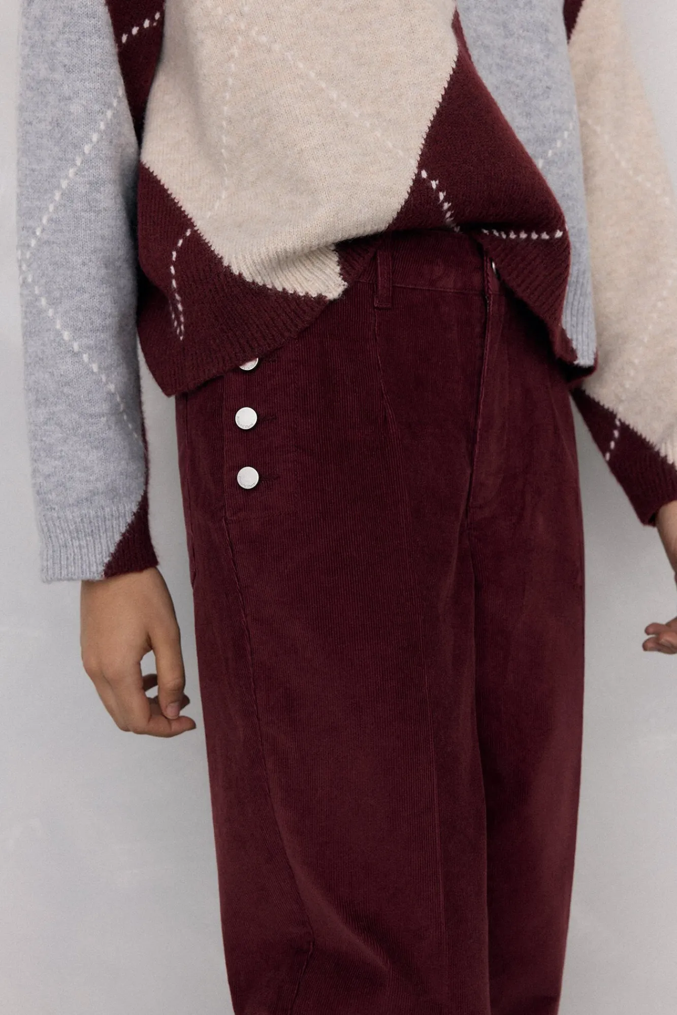 Mujer Pedro del Hierro Pantalones>Pantalones pana slim classic