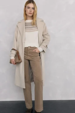 Mujer Pedro del Hierro Pantalones>Pantalones pana stove pipe basic