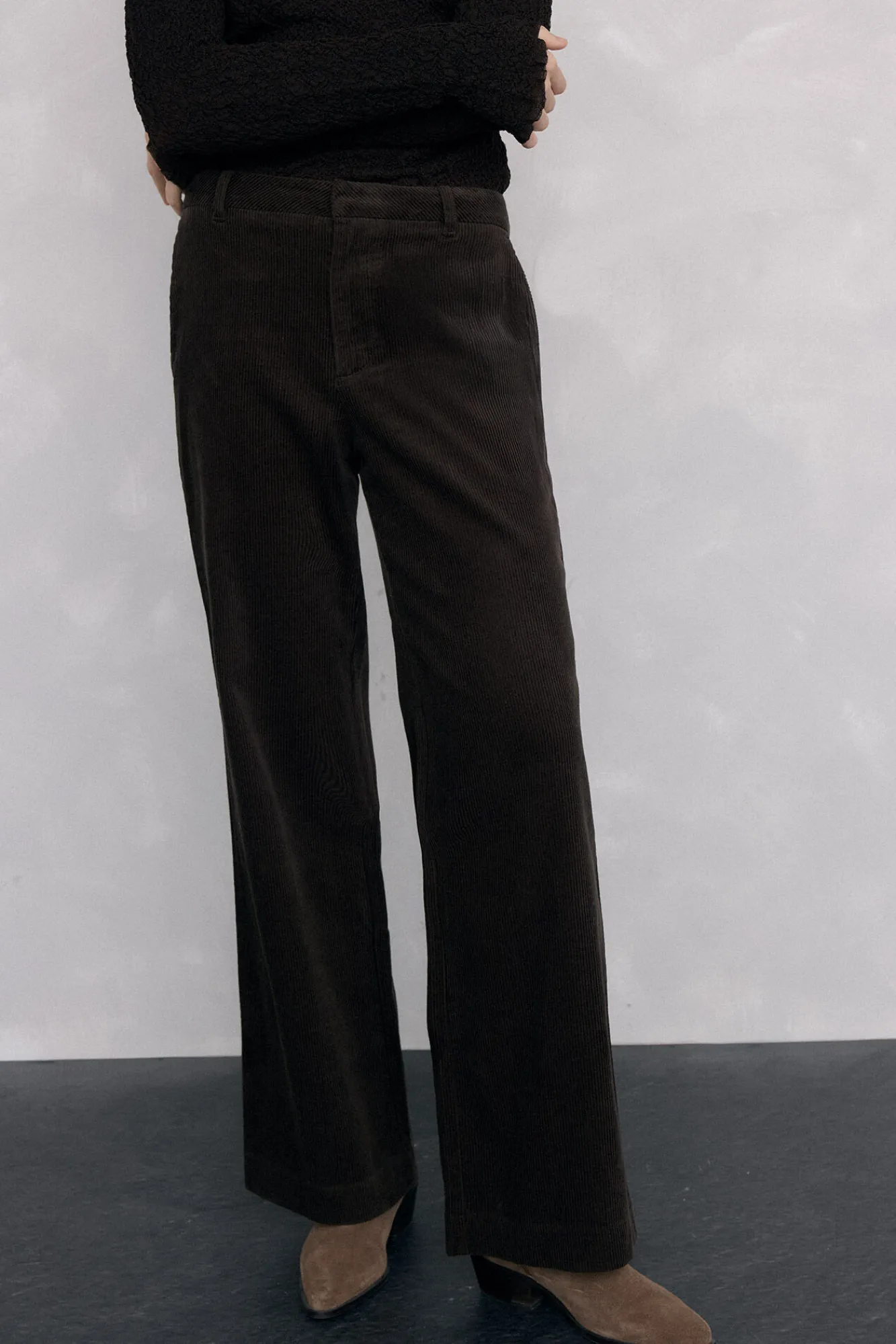 Mujer Pedro del Hierro Pantalones>Pantalones pana wide leg classic