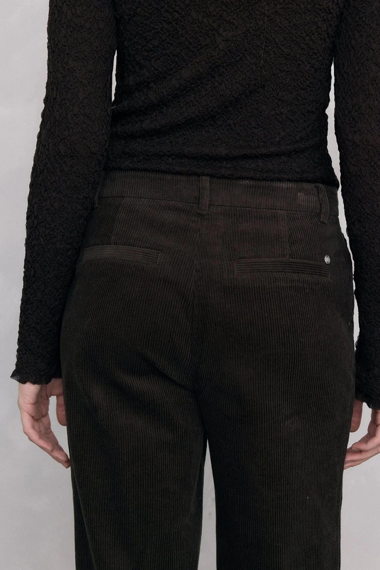 Mujer Pedro del Hierro Pantalones>Pantalones pana wide leg classic