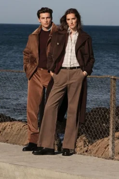 Mujer Pedro del Hierro Pantalones>Pantalones pana wide leg classic