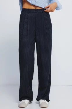 Mujer Springfield Pantalones>Pantalones pinzas goma cintura