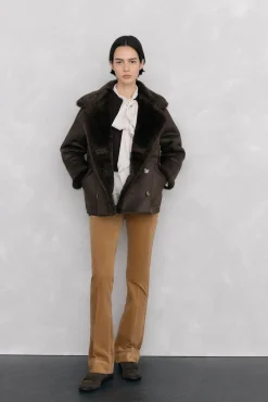 Mujer Pedro del Hierro Pantalones>Pantalones terciopelo push up flare