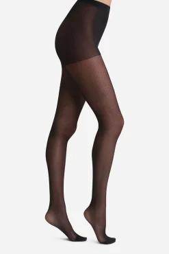 Mujer DIM Medias>Panty transparente con print de rombos 20 Deniers