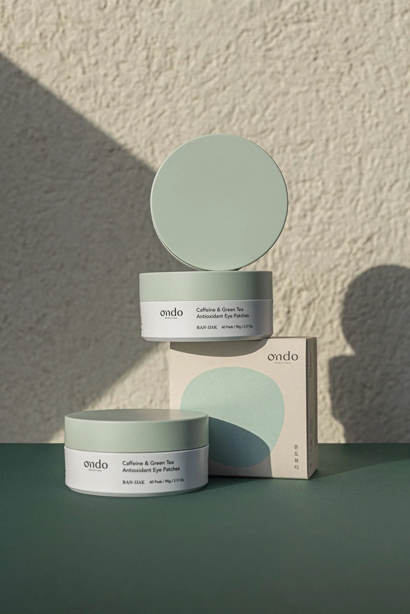 Ondo beauty 36.5 Cosmética Coreana|Cosmética Facial>Parches antioxidantes para ojos con cafeína y té verde