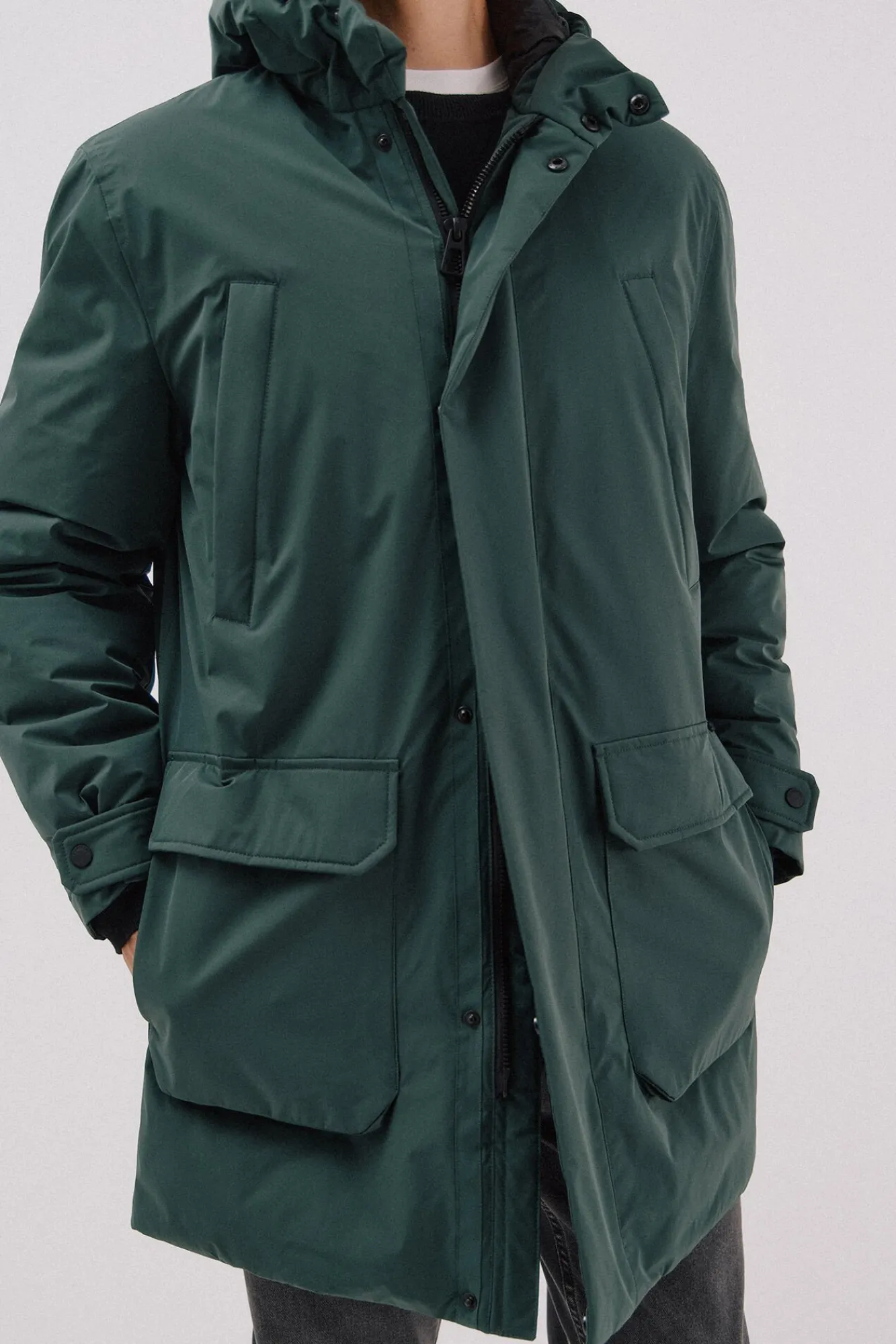 Hombre Cortefiel Abrigos>Parka 4 bolsillos