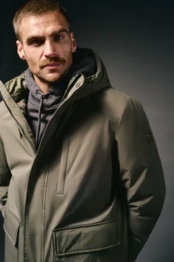 Hombre OOTO Abrigos>Parka acolchada capucha