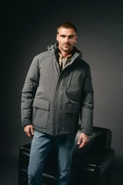 Hombre OOTO Abrigos>Parka acolchada capucha