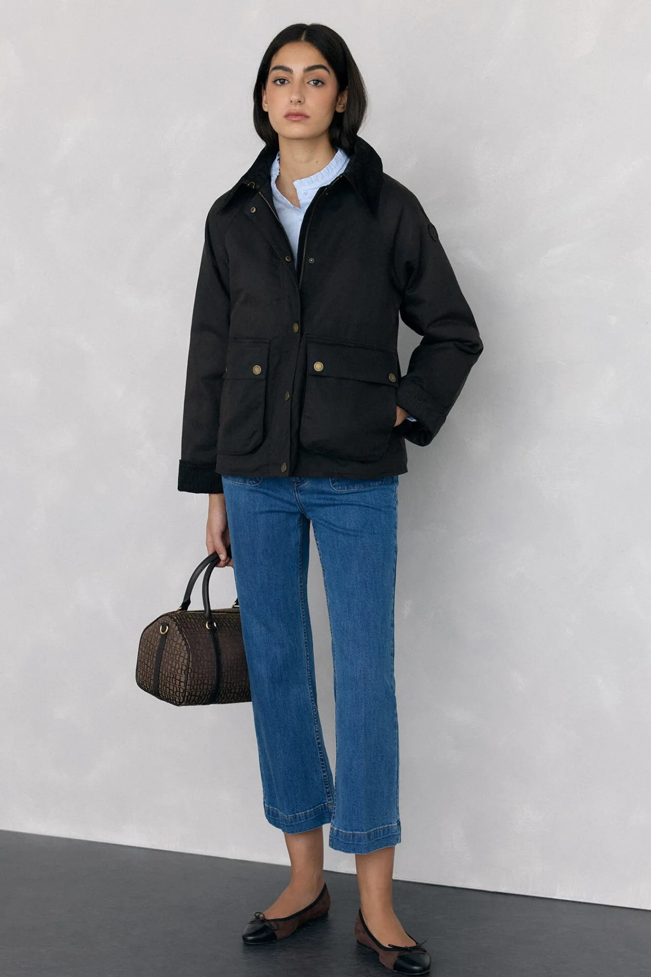 Mujer Pedro del Hierro Chaquetas|Abrigos>Parka acolchada tejido encerado