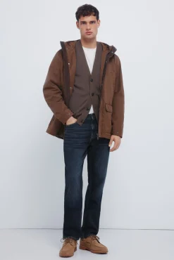 Hombre Springfield Abrigos>Parka algodón