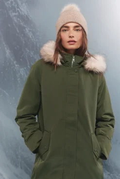 Mujer Springfield Abrigos>Parka capucha pelo Sorona Aura