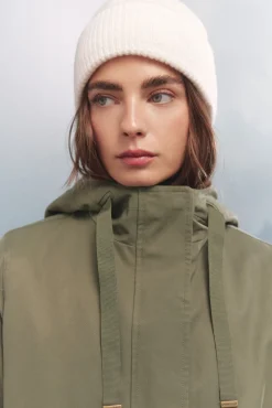 Mujer Springfield Abrigos>Parka capucha Sorona Aura