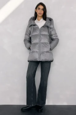 Mujer Pedro del Hierro Plumíferos Y Acolchados|Abrigos>Parka corta capucha