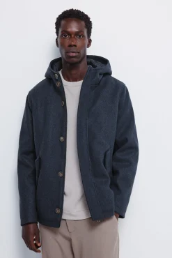 Hombre Springfield Abrigos>Parka corta efecto lana