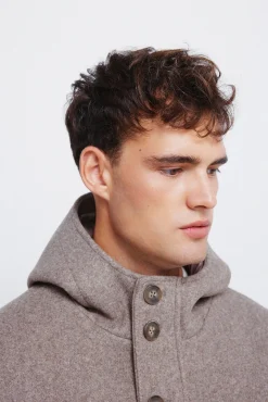 Hombre Springfield Abrigos>Parka corta efecto lana