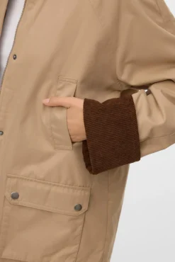 Mujer Vero Moda Chaquetas|Abrigos>Parka encerada multibolsillos