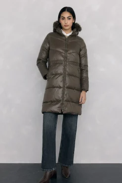 Mujer Pedro del Hierro Plumíferos Y Acolchados|Abrigos>Parka larga capucha