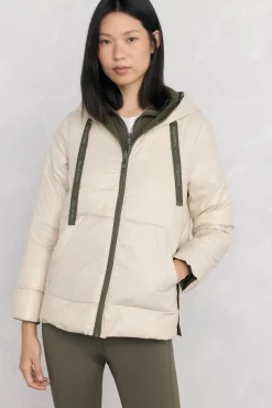 Mujer Pedro del Hierro Deporte|Plumíferos Y Acolchados>Parka reversible capucha