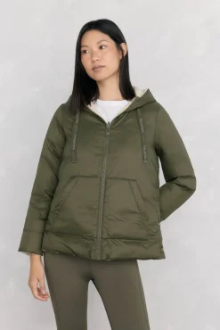 Mujer Pedro del Hierro Deporte|Plumíferos Y Acolchados>Parka reversible capucha