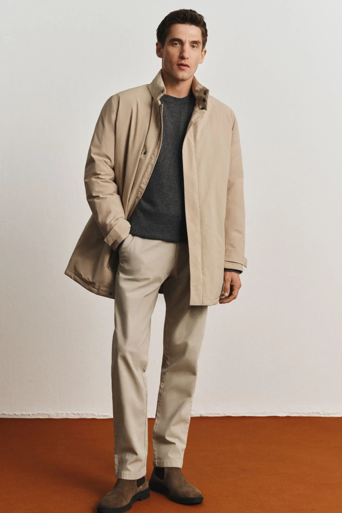 Hombre Cortefiel Abrigos>Parka técnica vistas desmontables