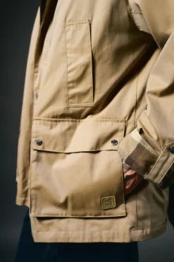 Hombre OOTO Abrigos>Parka tejido efecto encerado