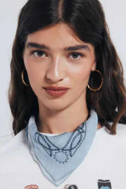 Mujer Springfield Bufandas>Pañuelo bandana chica cowboy caballo