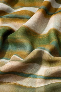 Mujer Vilanova Bufandas>Pañuelo Estampado con Efecto Lino