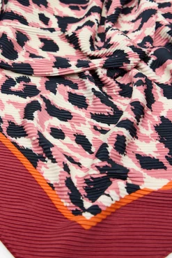 Mujer Cortefiel Pañuelos Y Fulares>Pañuelo plisado leopardo