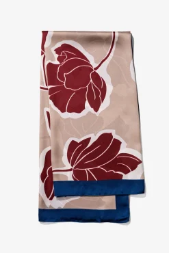 Mujer Vilanova Bufandas>Pañuelo Satinado Estampado Floral