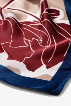 Mujer Vilanova Bufandas>Pañuelo Satinado Estampado Floral