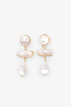 Mujer Cortefiel Joyería Y Bisutería>Pendientes de perla madre