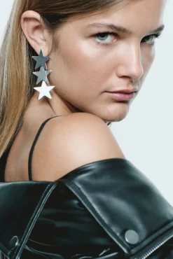 Mujer Springfield Joyería Y Bisutería>Pendientes estrellas cascada