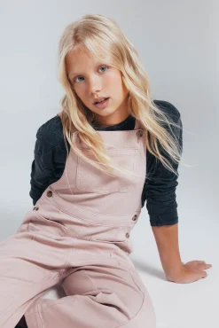 Niños Springfield Kids Vestidos>Peto largo bolsillos niña