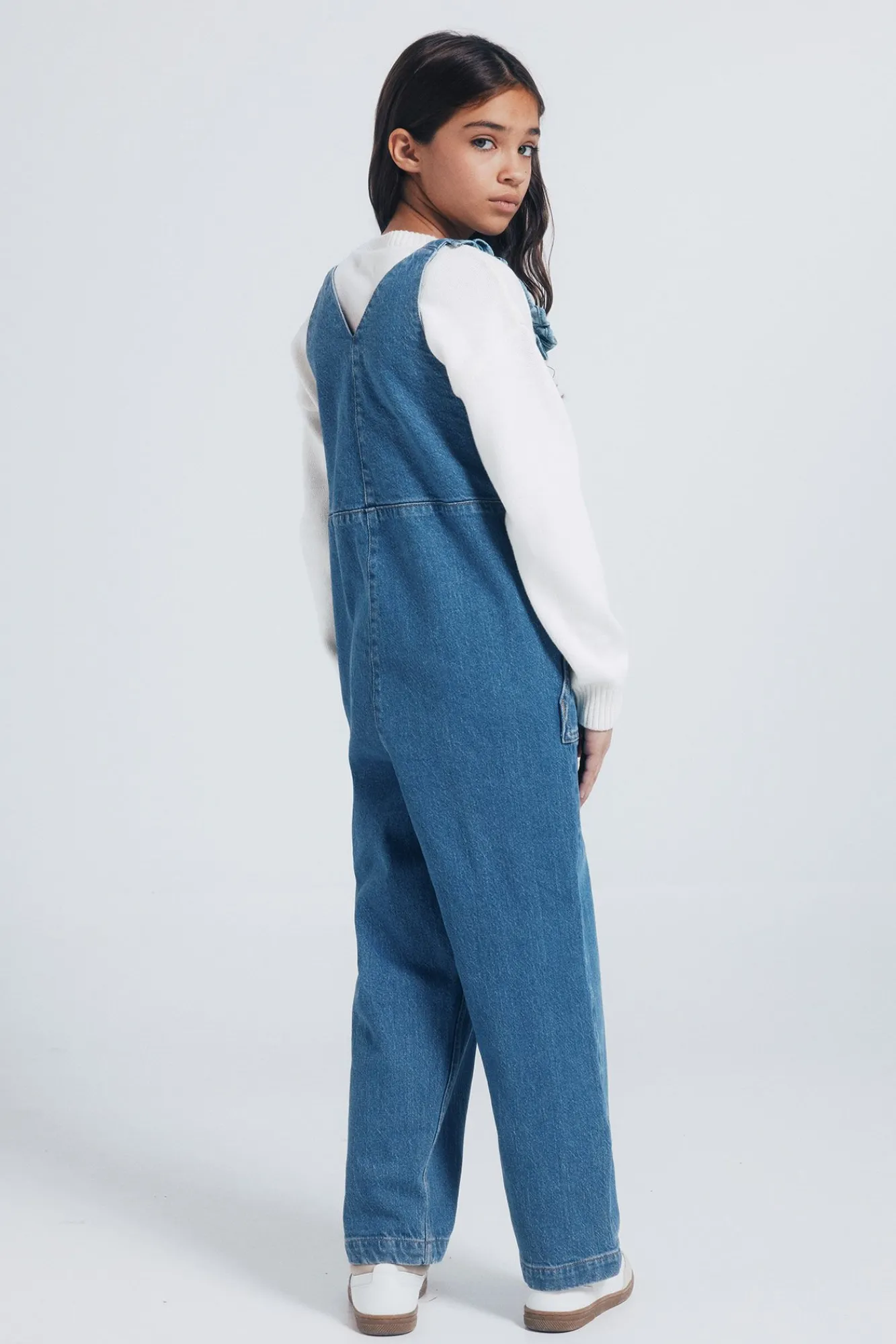 Niños Springfield Kids Vestidos>Peto largo vaquero niña