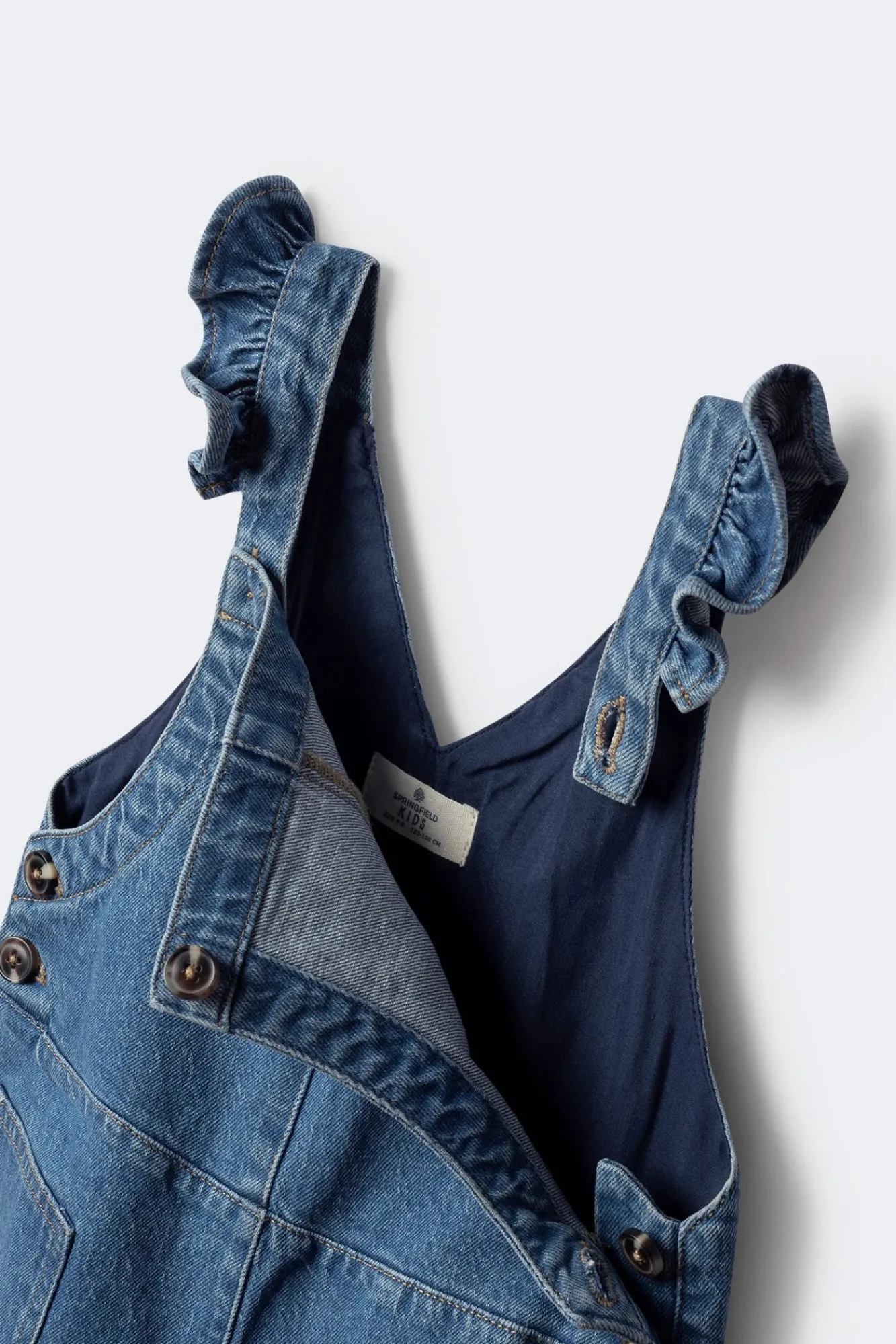 Niños Springfield Kids Vestidos>Peto largo vaquero niña