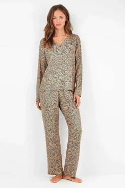 Mujer Gisela Pijamas|Pijamas>Pijama animal print