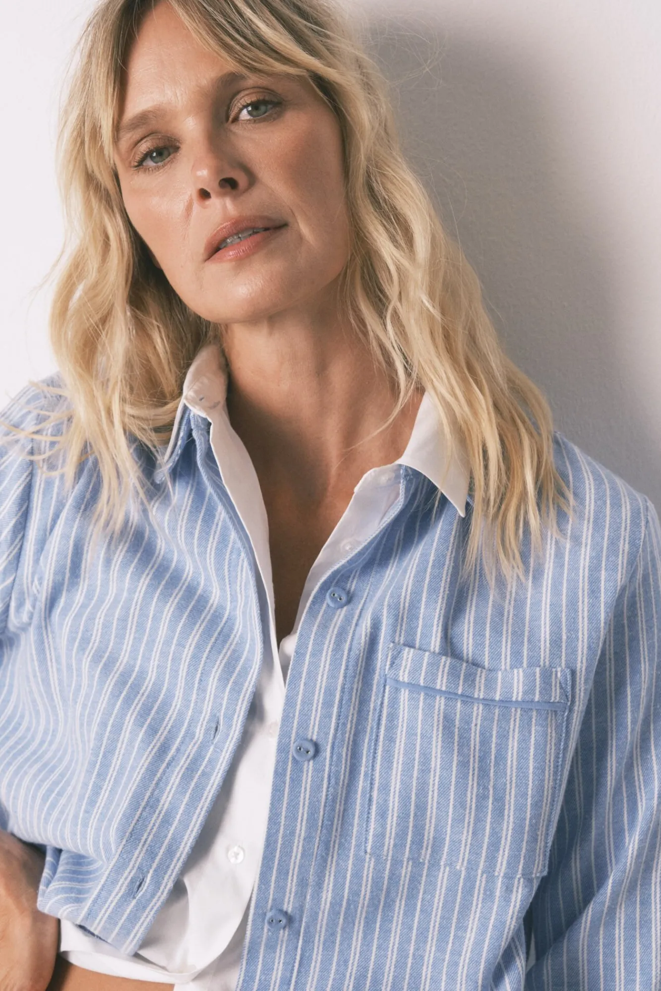 Mujer Women'secret Pijamas|Pijamas>Pijama camisero rayas 100% algodón