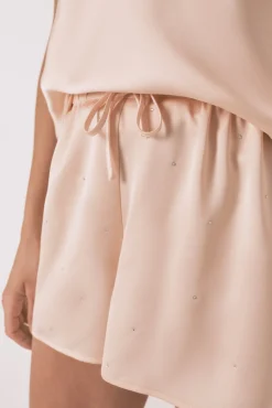 Mujer Women'secret Pijamas|Pijamas>Pijama corto satén encaje