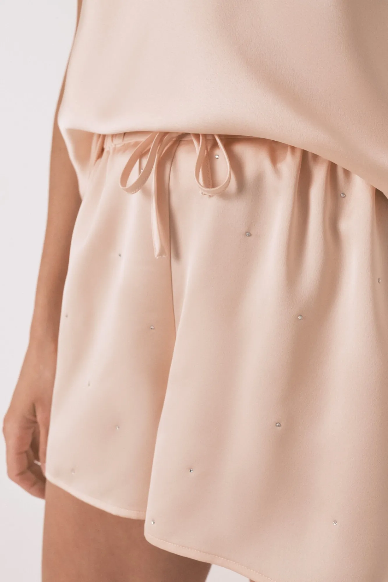 Mujer Women'secret Pijamas|Pijamas>Pijama corto satén encaje