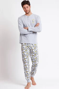 Hombre Admas Pijamas>Pijama Family Snoopy Funny para hombre