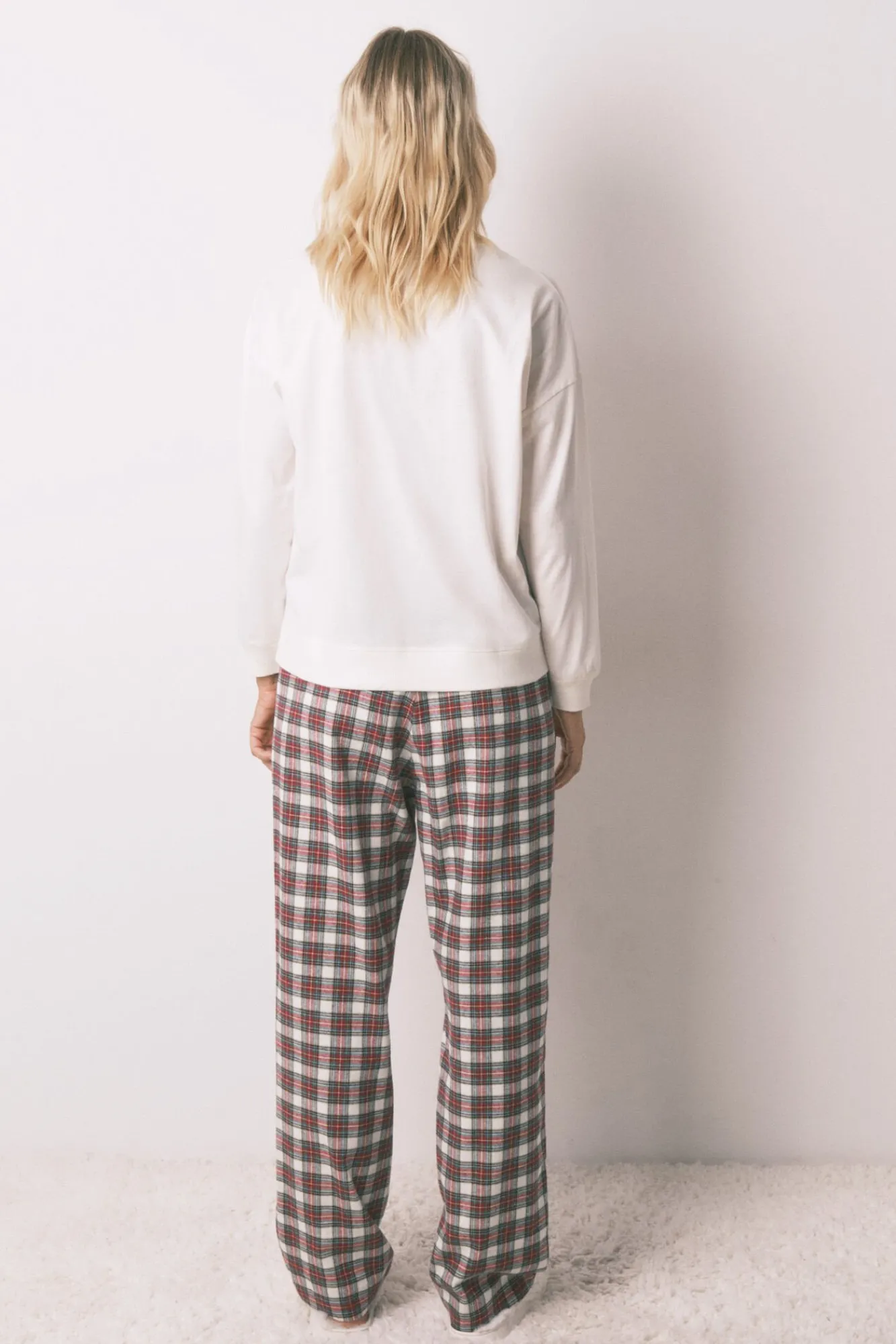 Mujer Women'secret Pijamas|Pijamas>Pijama largo 100% algodón cuadros