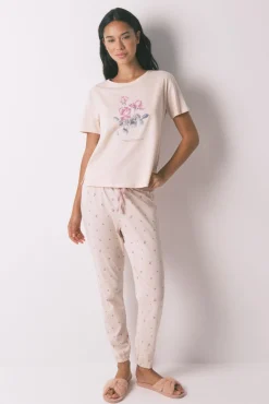 Mujer Women'secret Pijamas|Pijamas>Pijama largo 100% algodón flores