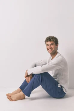 Hombre Women'secret Pijamas>Pijama largo 100% algodón