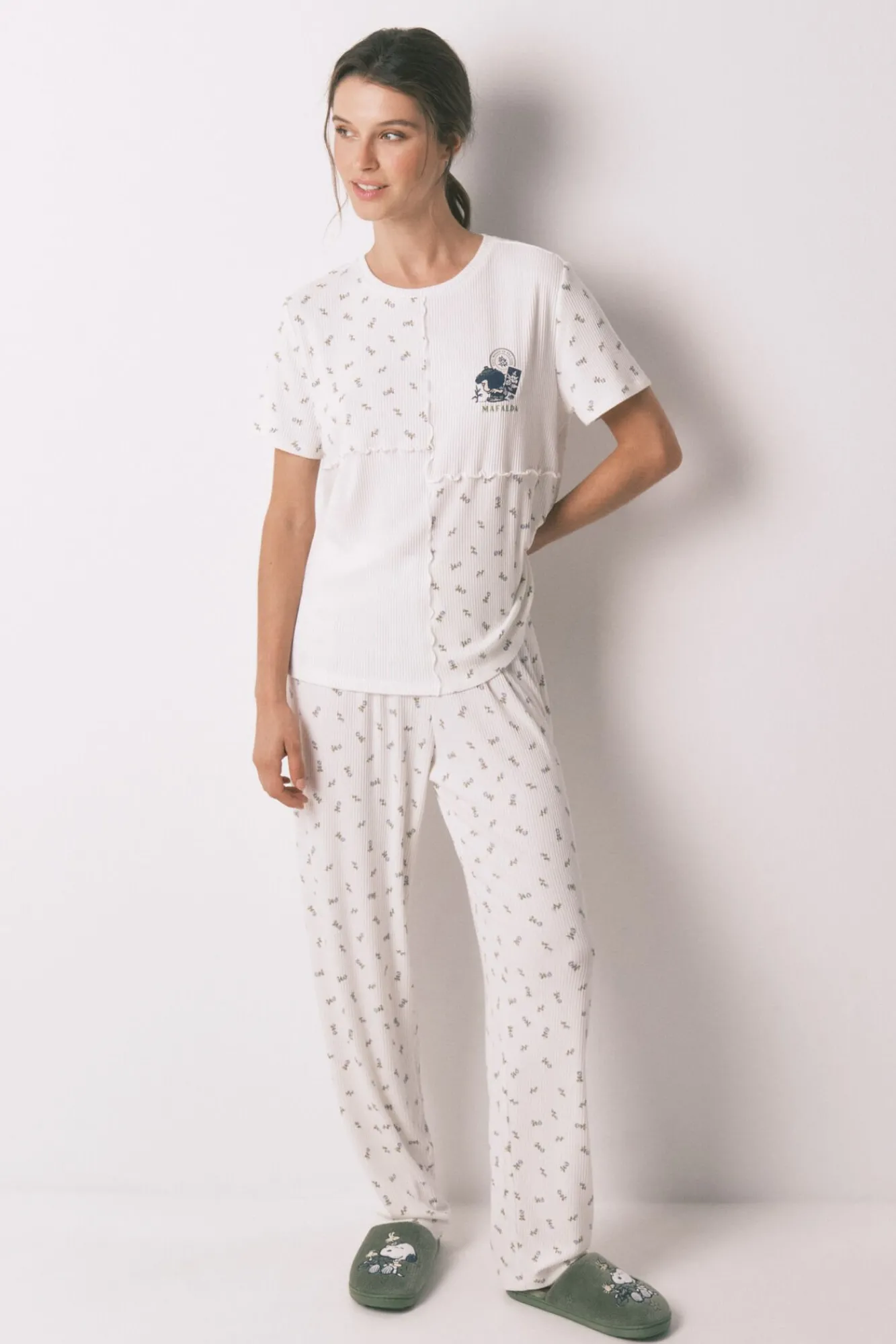 Mujer Women'secret Pijamas|Pijamas>Pijama largo 100% algodón patchwork Mafalda